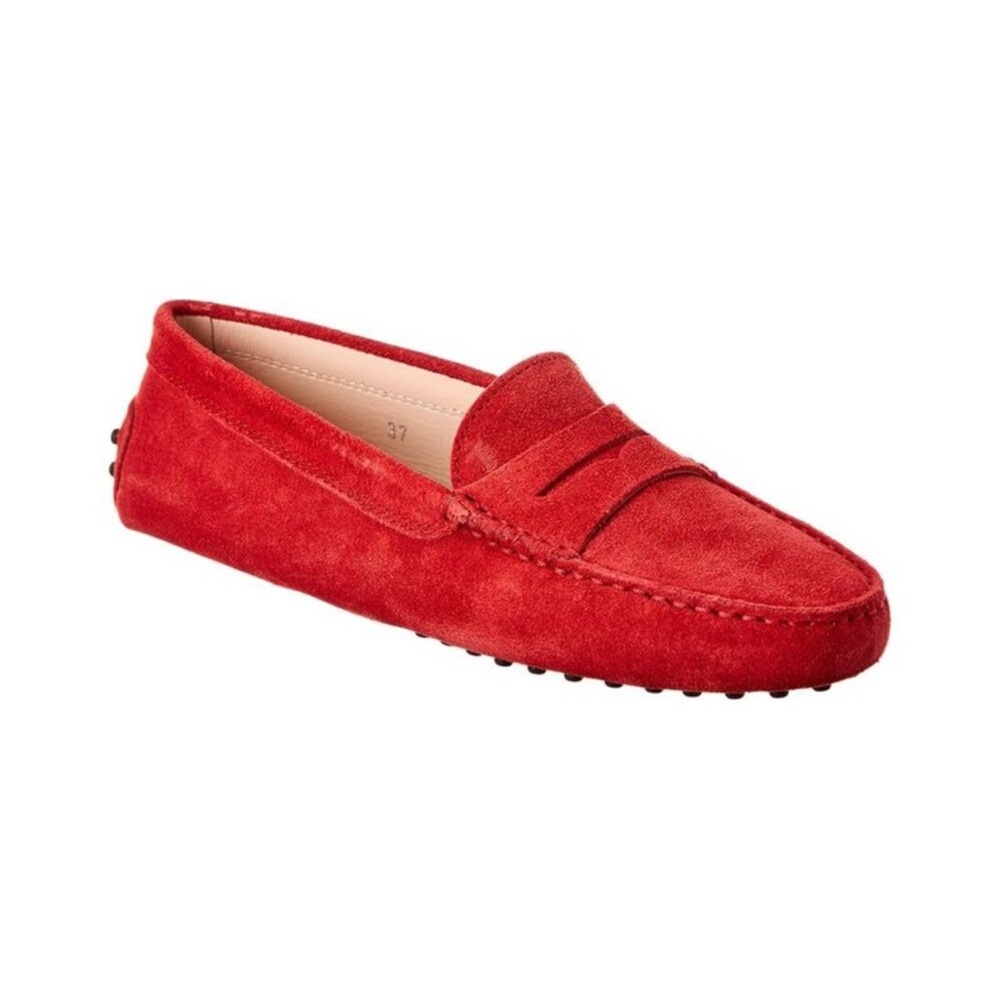 NWOB Tod’s Gommino Suede Driving Shoe Sz 6.5 - Picture 2 of 9